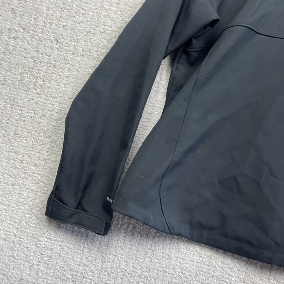 Columbia Omni Shield Softshell Jacket Wom M Black Full Zip Hooded Hike Read* - Picture 16 of 16
